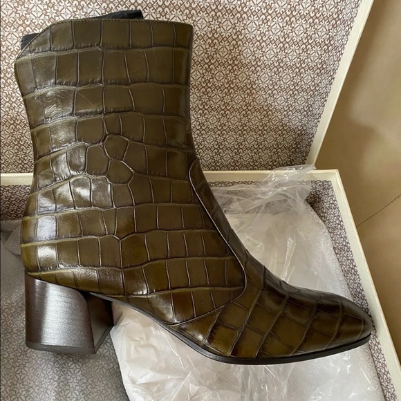 New M.Gemi Boots Olive Green - Picture 9 of 13
